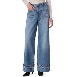 Rag & Bone Marina High Waist Wide Leg Jeans in Liliana Wash Size 26